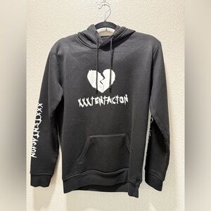 XXXTentacion Broken Heart Black Hoodie Adult Size Medium